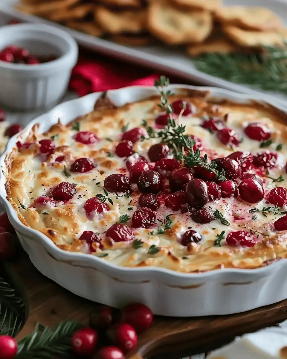 Baked Cranberry Cream Cheese Dip: A Delightful 5-Minute Snack
