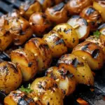 Skewered Grilled Potatoes