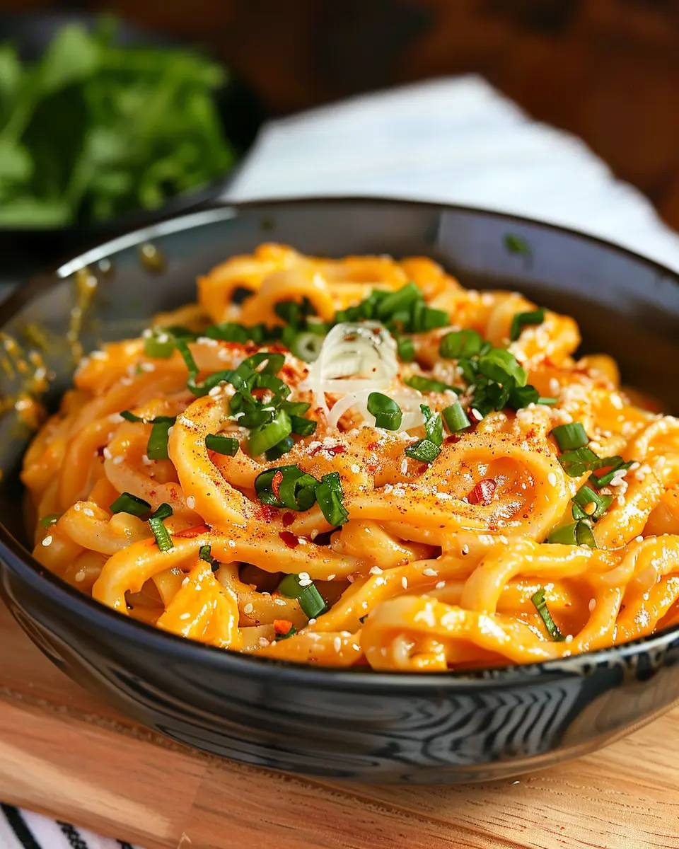 Creamy Gochujang Udon Noodles: Easy Comfort Food Delight