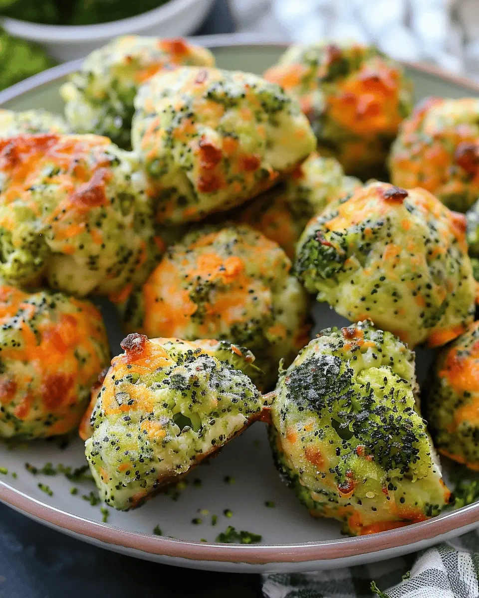 Baked Broccoli Cheese Balls: Easy, Cheesy Goodness for All