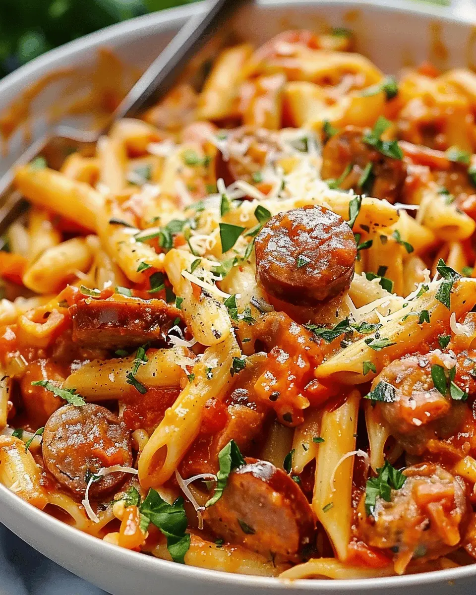 Cajun Sausage Pasta: Indulgent Comfort Food Made Easy