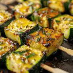 Garlic Butter Zucchini Skewers
