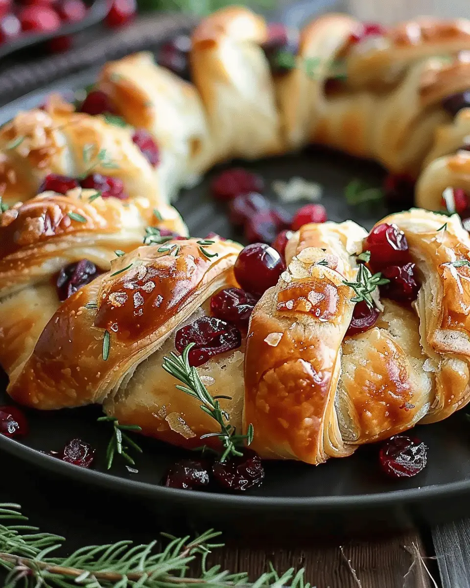 Turkey Cranberry Crescent Ring Recipe: A Delightful Holiday Treat