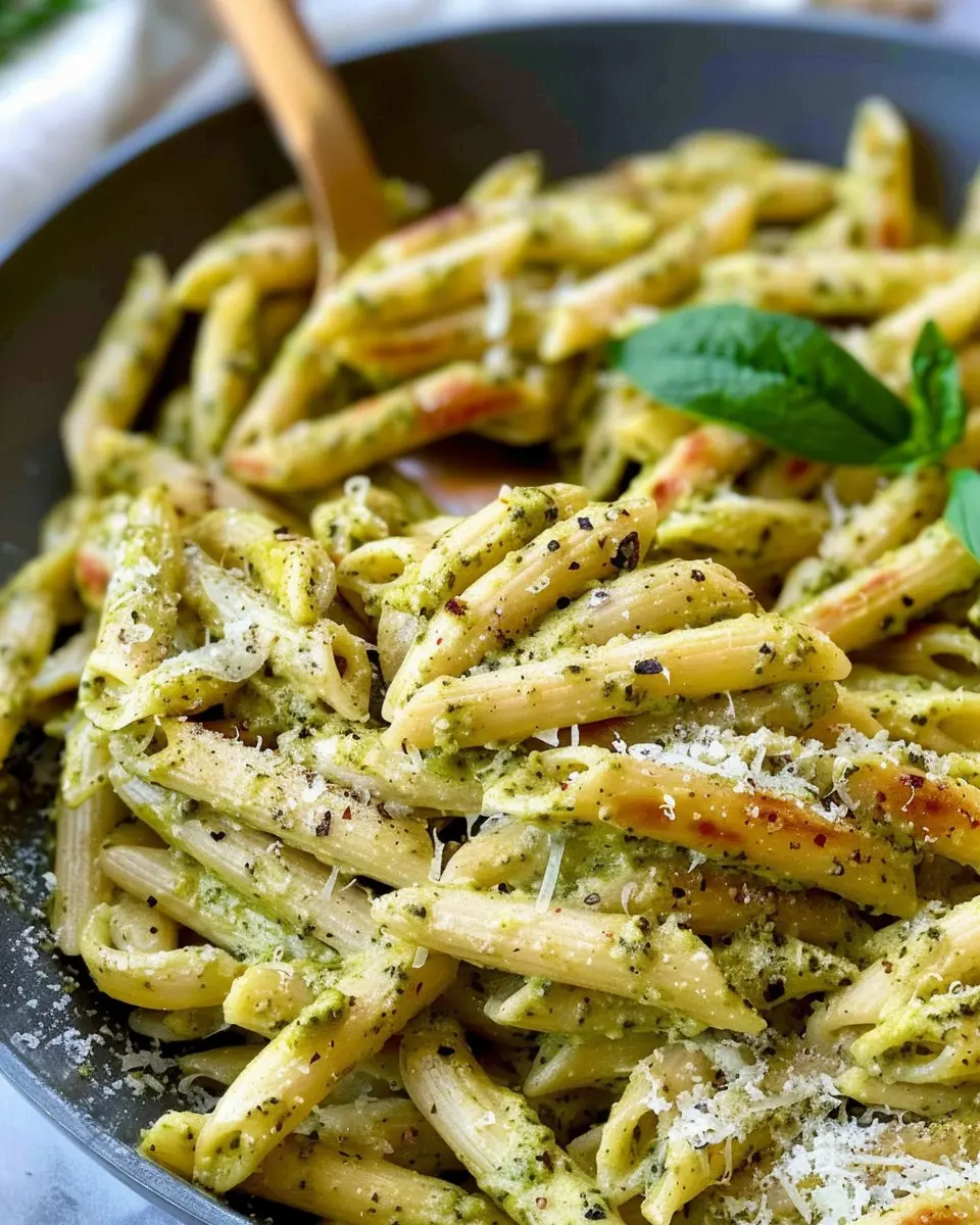 Creamy Pesto Sauce Pasta: A Quick and Indulgent Delight