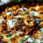 Cheesy Beef Enchiladas Tortellini