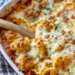 Easy Cheesy Baked Tortellini