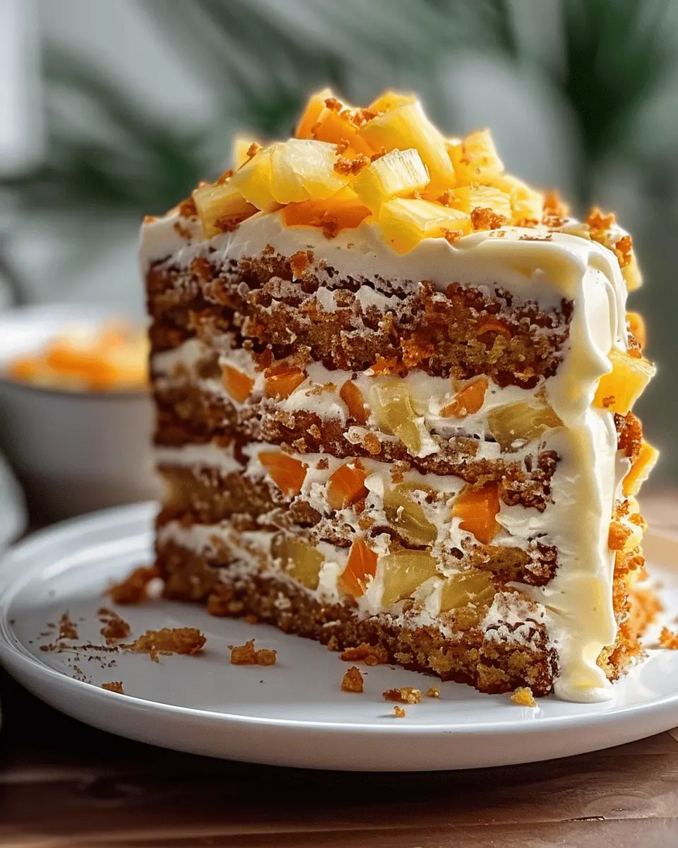 Pineapple Carrot Cream Cake: The Best Moist and Flavorful Treat