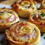 Hot Ham and Cheese Pinwheels