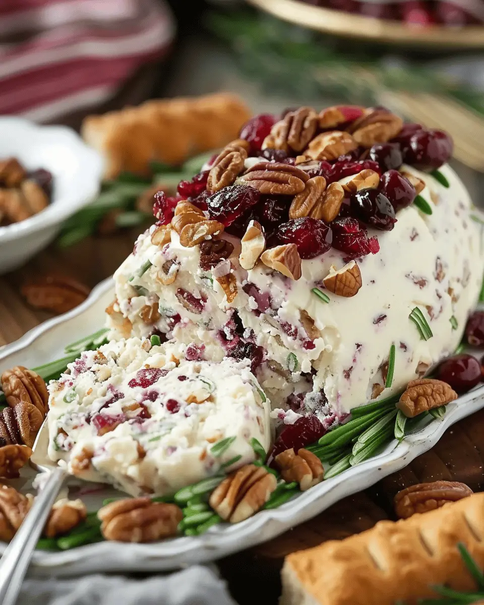 Cranberry Pecan Cheese Ball: The Best Festive Holiday Appetizer