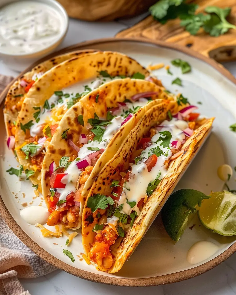 Buffalo white bean tacos: Easy, Healthy Twist on Taco Night