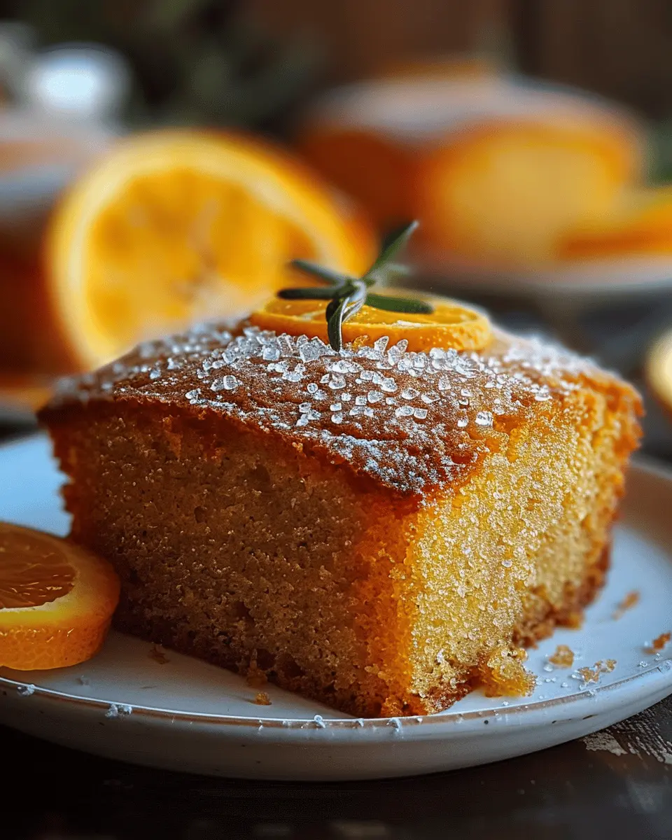 Orange Ginger Honey Cake: The Best Homemade Treat for Any Occasion
