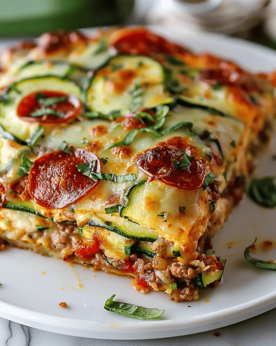 Zucchini Pizza Casserole: Easy Healthy Twist on Comfort Food