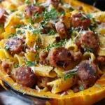 Autumn Sausage Pasta Squash