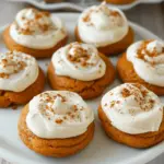 Soft Pumpkin Cookies with Cream Cheese Frosting