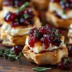Baked Cranberry Brie Bites Baked Cranberry Brie Bites