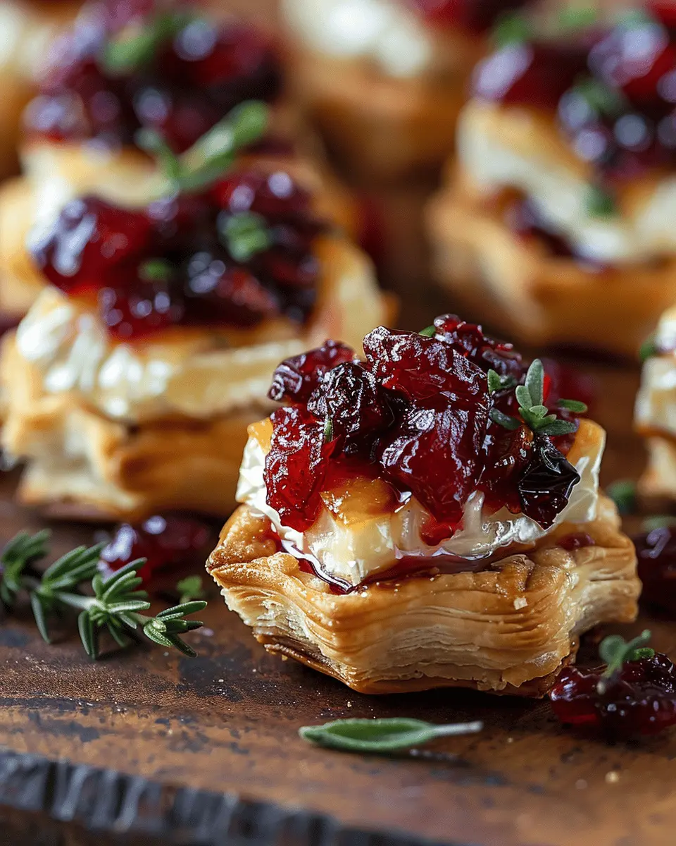 Baked Cranberry Brie Bites: Easy Indulgence for Any Occasion