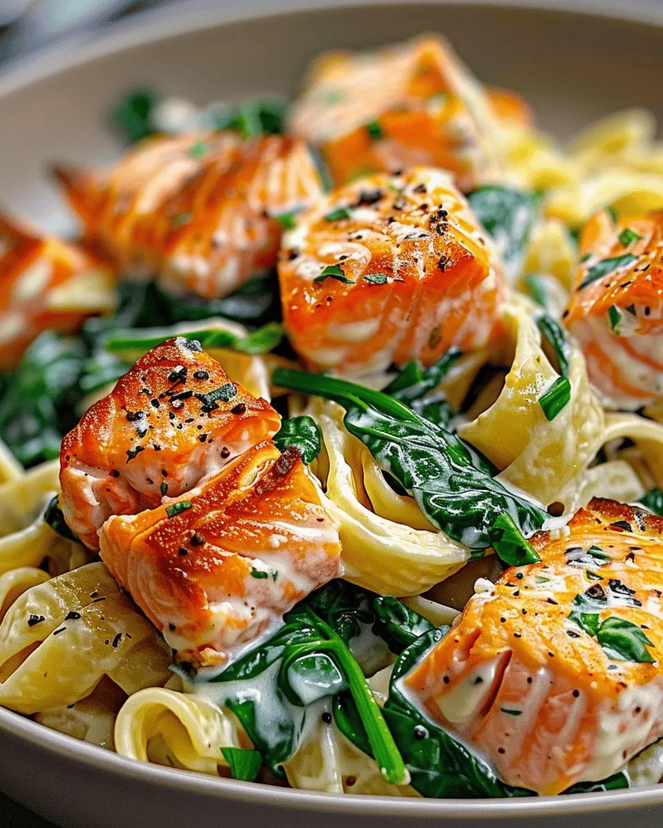Salmon Spinach Pasta Dish: Easy Recipe for a Healthy Meal