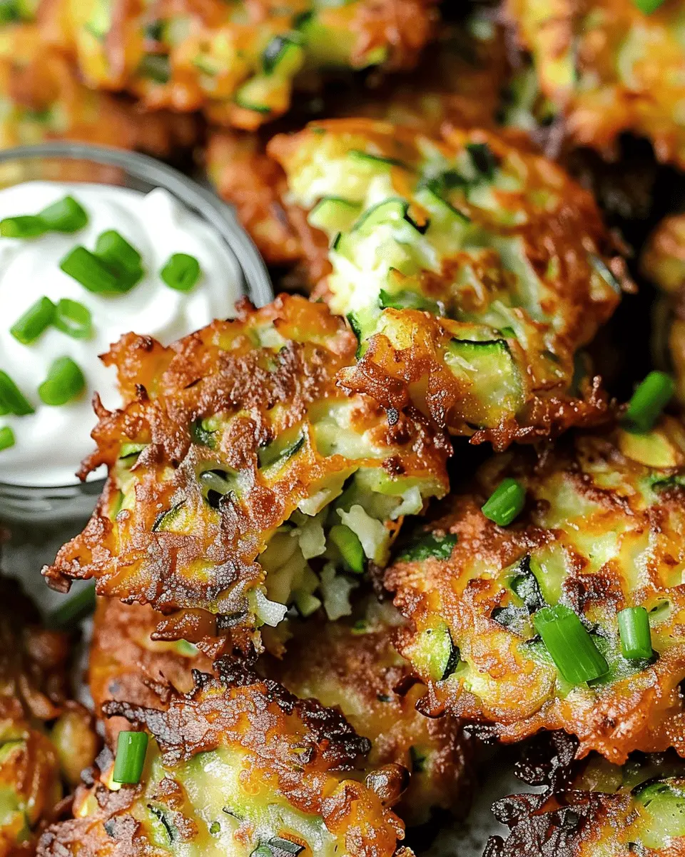 Easy Crispy Zucchini Fritters Recipe for Delicious Homemade Snacking