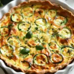Zucchini Cottage Cheese Crustless Quiche