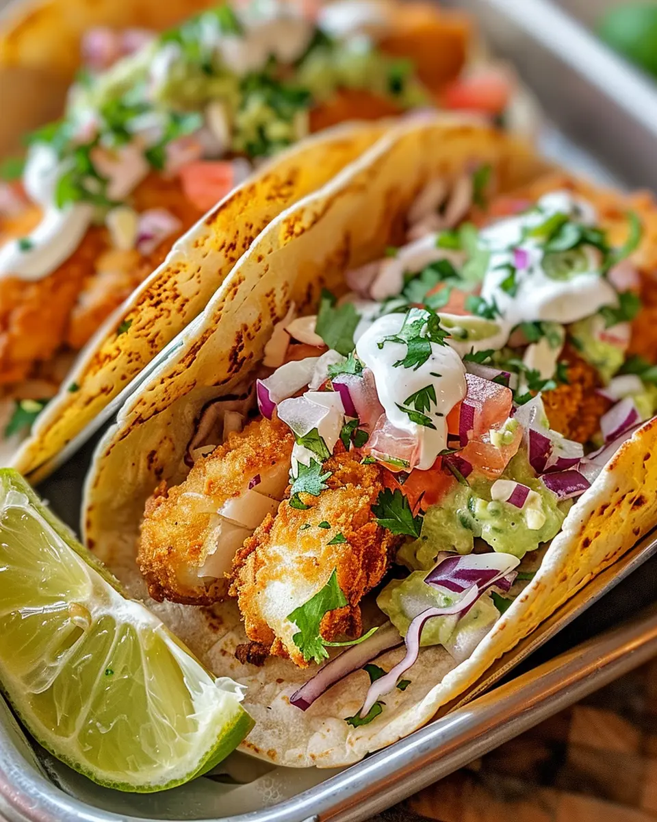 Crispy Fish Tacos with Cilantro Lime Slaw: A Fresh Twist on Flavor