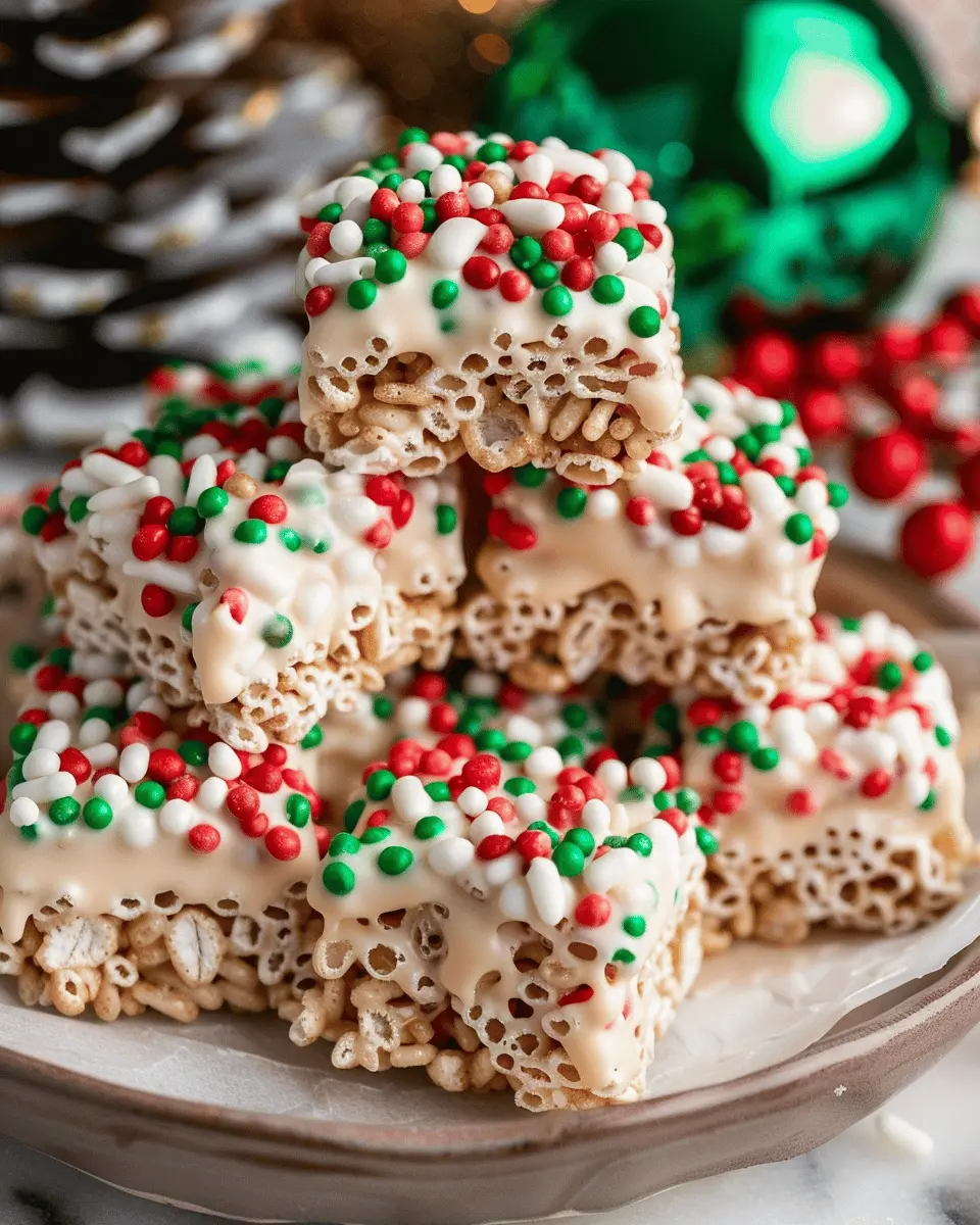 Christmas Rice Crispy Treats: Easy Festive Treats for Your Holiday Table