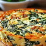 Cottage Cheese and Spinach Crustless Quiche