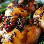 Irresistible Apple-Cranberry Stuffed Cornish Hens