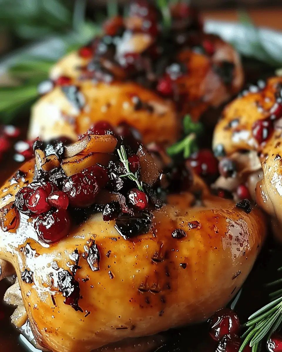 Irresistible Apple-Cranberry Stuffed Cornish Hens for a Cozy Dinner