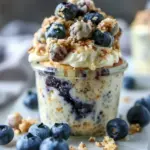 Creamy Blueberry Muffin Overnight Oats