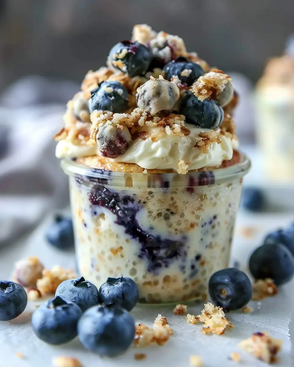 Creamy Blueberry Muffin Overnight Oats: Easy and Delicious Start