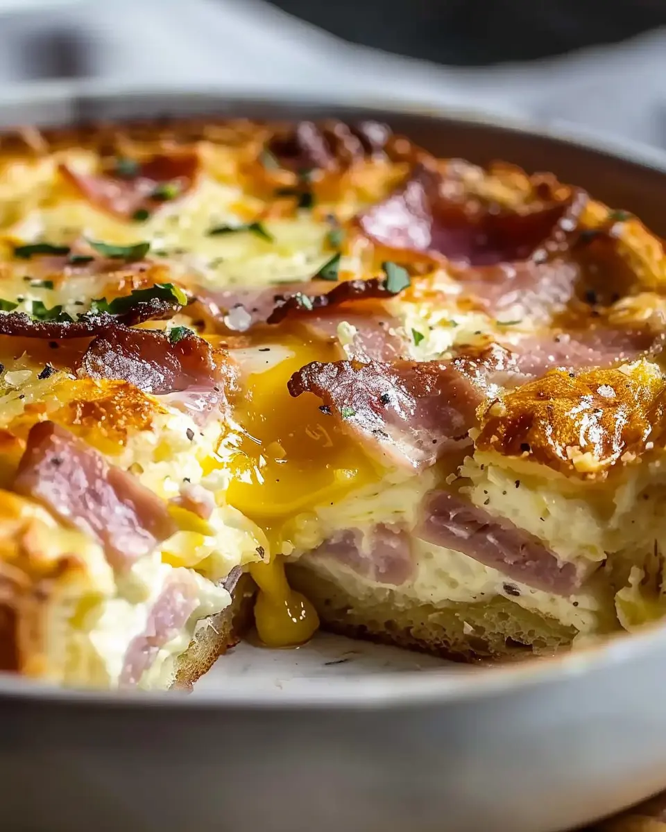 Monte Cristo Breakfast Casserole: Easy, Delicious Turkey Bacon Twist