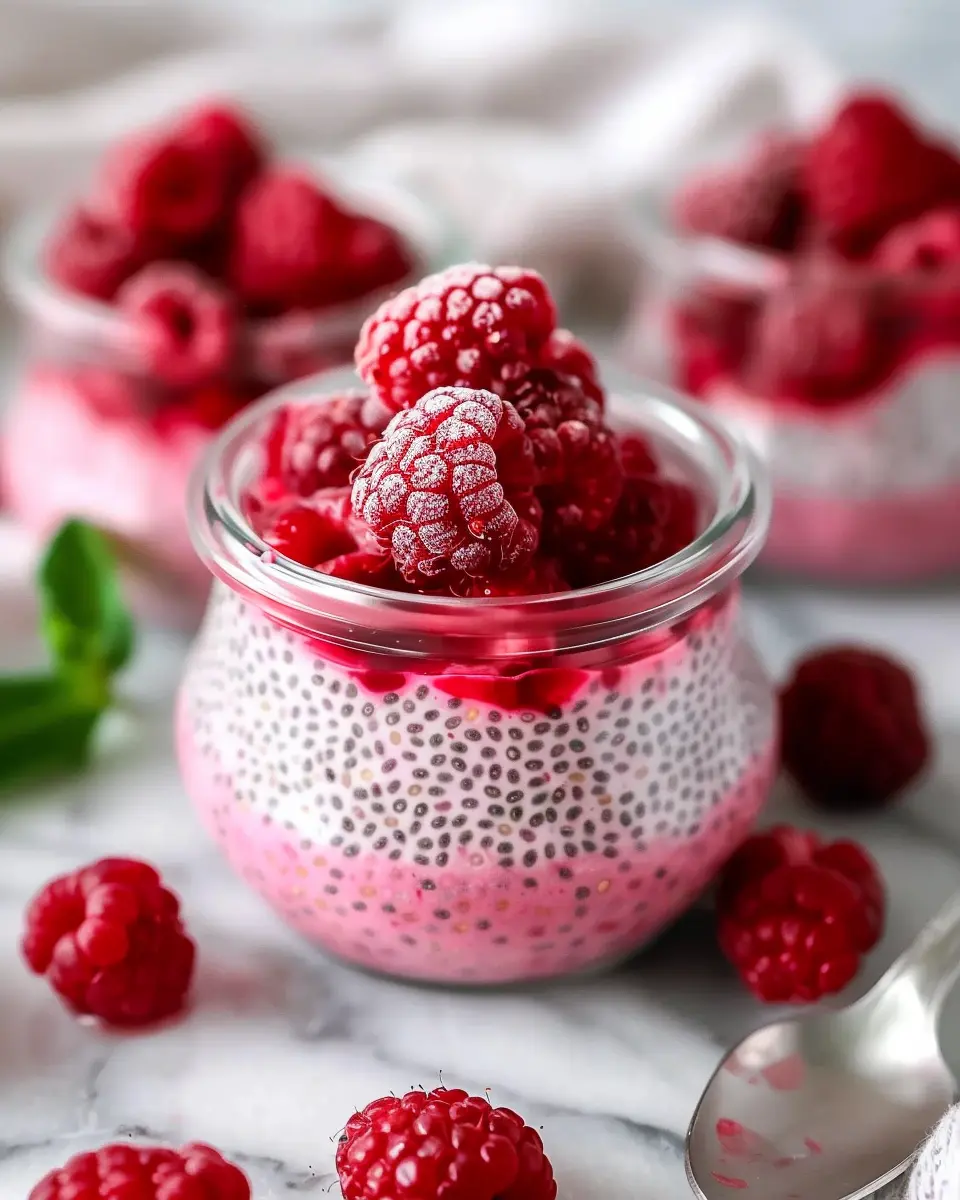 Raspberry Chia Pudding: Indulgent Sweetness with Maple Syrup