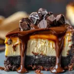 Caramel Brownie Cheesecake
