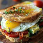 Mediterranean Breakfast Sandwich