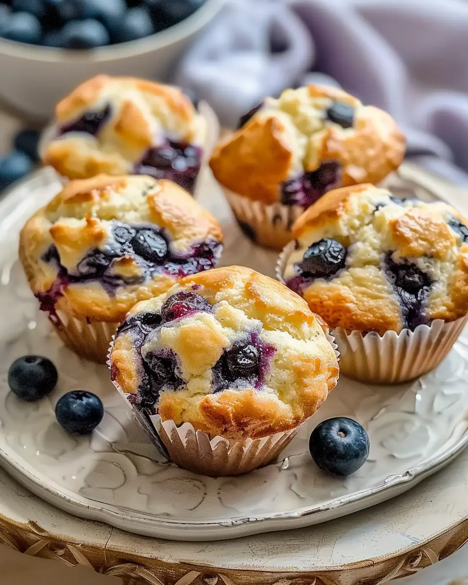 Cottage Cheese Blueberry Muffins: Easy High Protein Delight