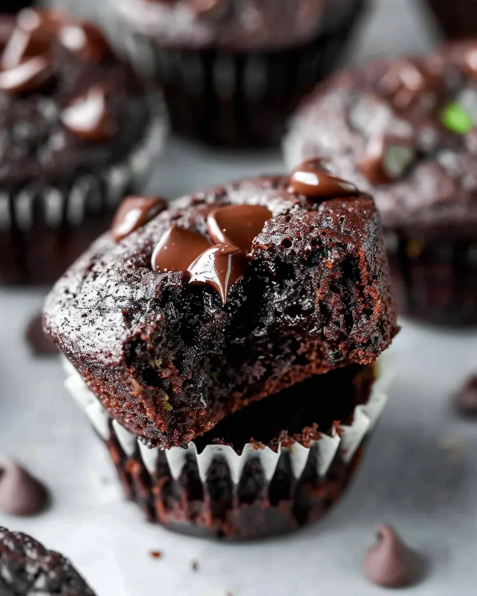 Chocolate Zucchini Muffins – Gluten Free and Delightfully Moist