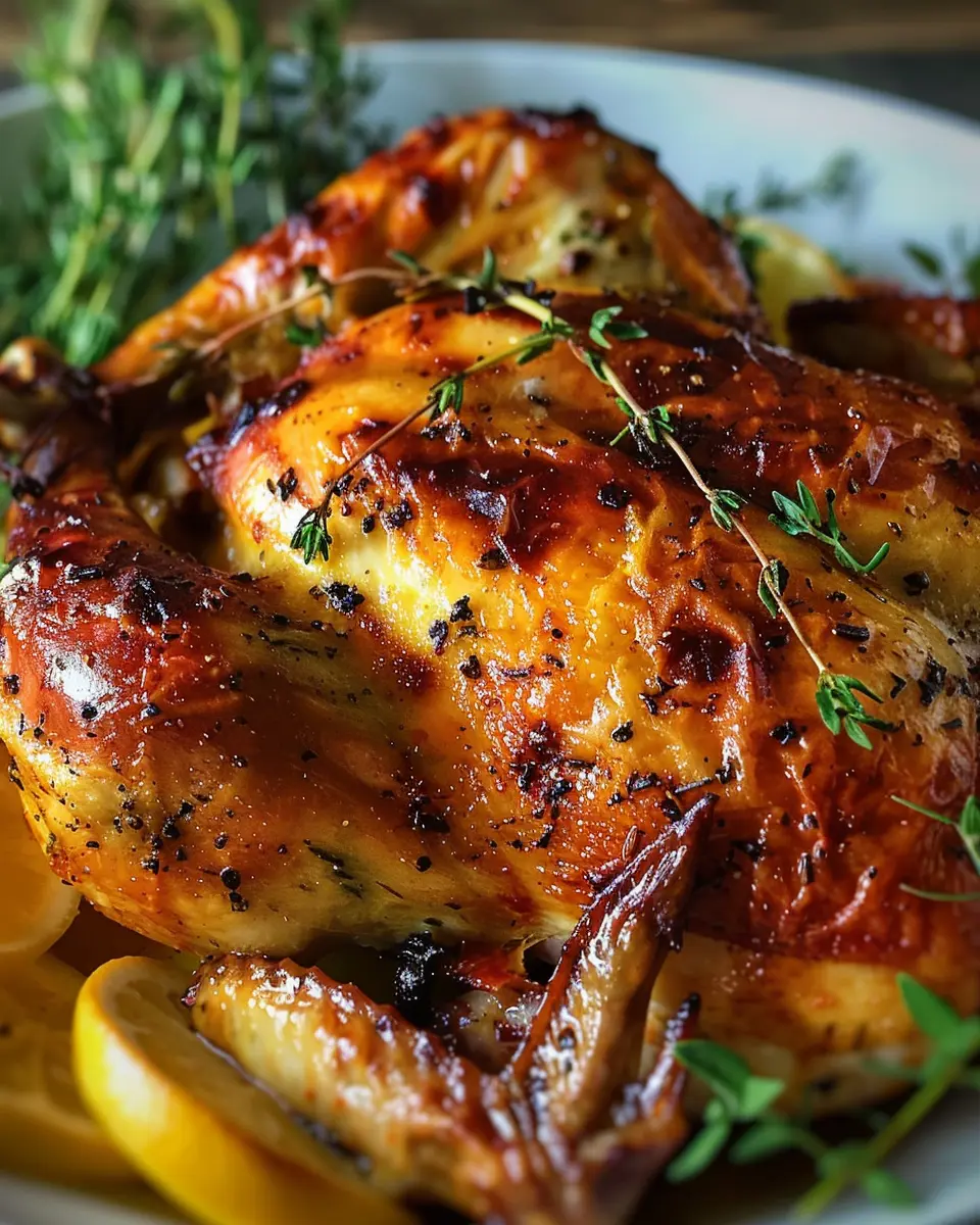 Juicy Lemon Thyme Roasted Cornish Hen Recipe for a Cozy Dinner