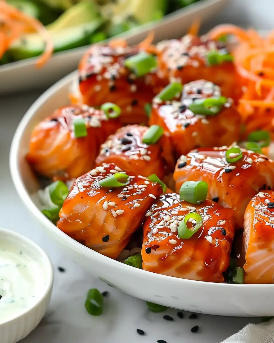 Bang Bang Salmon Bites Bowls: Easy, Healthy Indulgence at Home