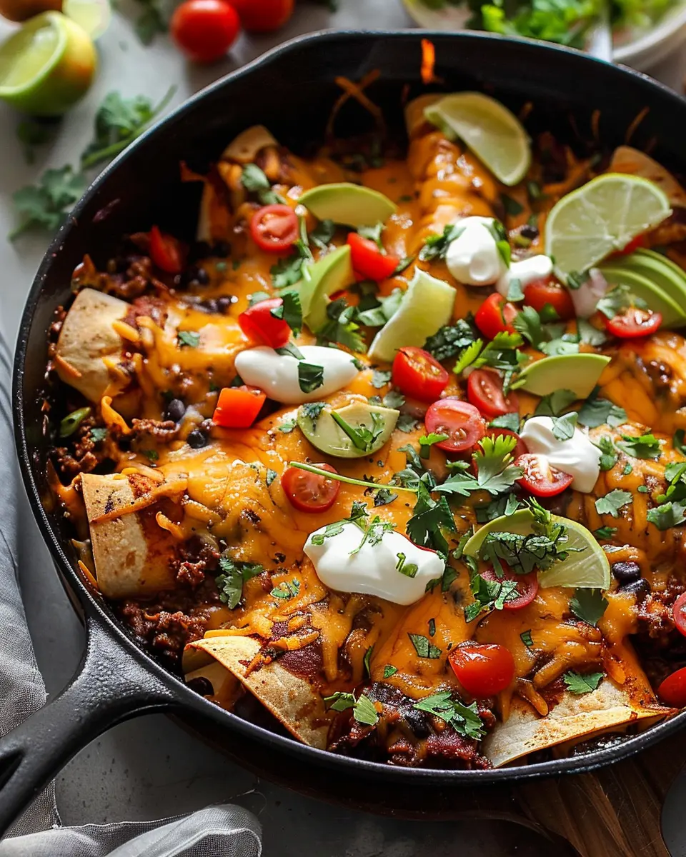 Beef Skillet Enchiladas: Easy, Flavorful Comfort for Everyone