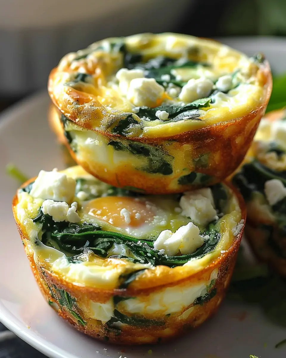 Egg Muffins with Spinach and Feta: Easy and Healthy Breakfast Delight
