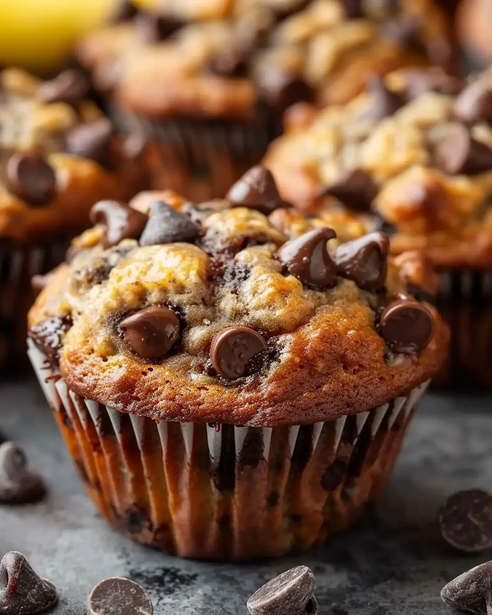 Banana Chocolate Chip Muffins: Easy and Indulgent Homemade Treats