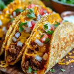 Easy Loaded Cheesy Pocket Tacos