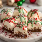 No-Bake Christmas Cheesecake Bites
