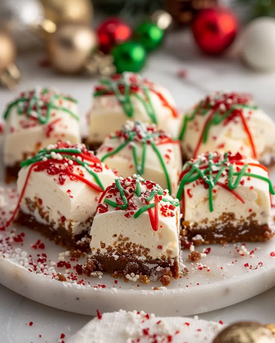 No-Bake Christmas Cheesecake Bites: Easy and Indulgent Treats