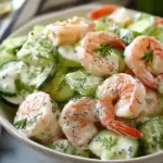 Creamy Cucumber Shrimp Salad