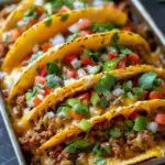 Oven-Baked Cheesy Tacos (Crispy & Loaded) You’ll Love!