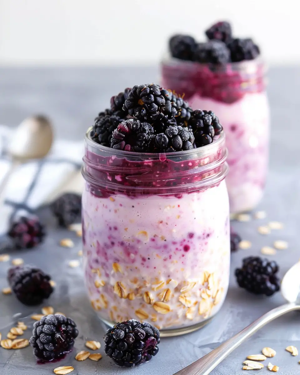 Blackberry Overnight Oats: Easy and Delicious Breakfast Delight