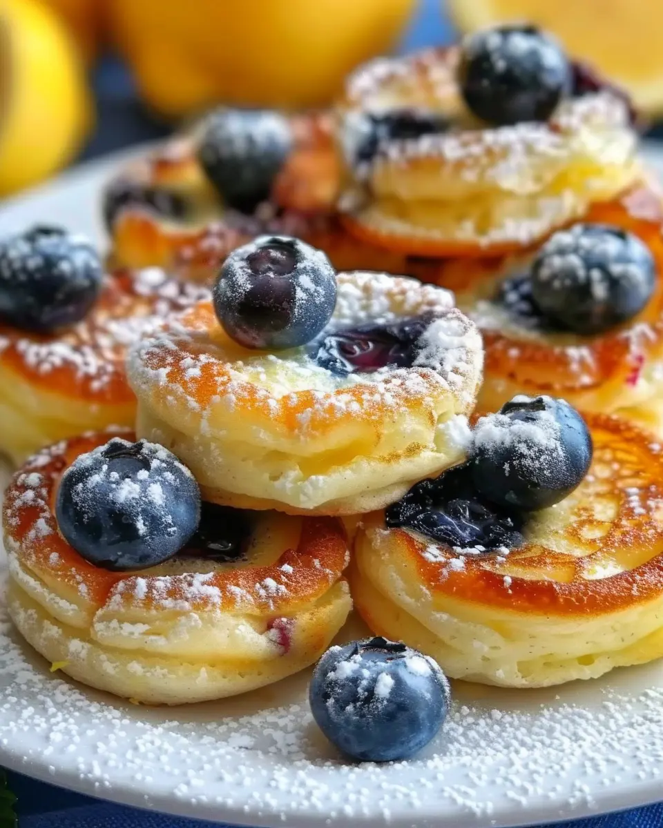 Blueberry Lemon Pancake Bites: Easy Breakfast Bliss at Home