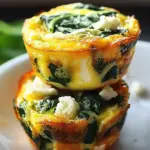 Quick & Healthy Egg Muffins with Spinach and Feta