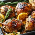 Oven Baked Chicken Thighs